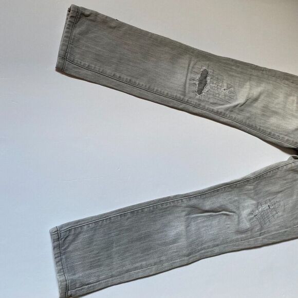 Vintage 90s Calvin Klein Denim Pants Light Wash High‎ Rise Jeans Size 27/4 - Picture 7 of 14